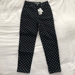 topshop polka dot mom jeans